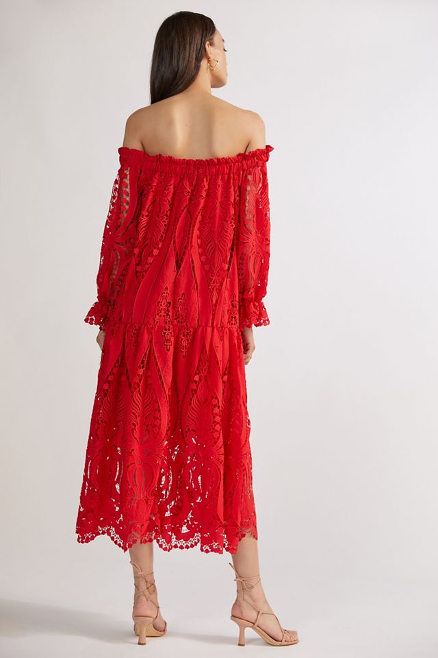 Delfi Off-The-Shoulder Midi Dress #5