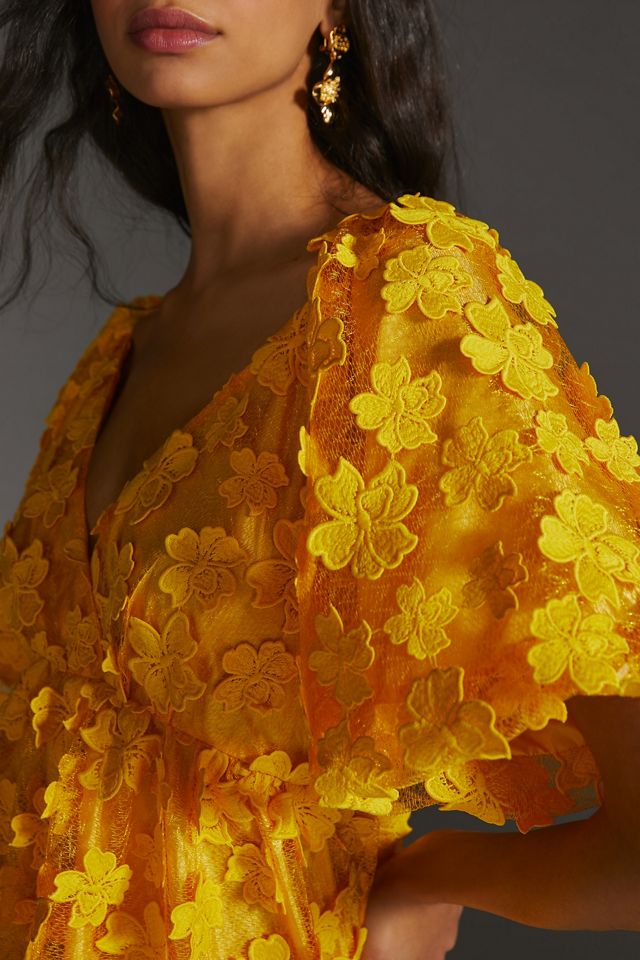 delfi yellow mini dress Delfi Collective