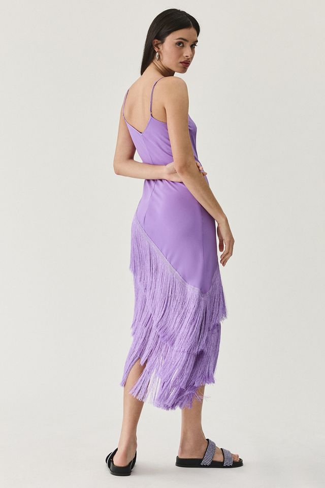 Delfi Collective Asymmetrical Fringe Dress #2