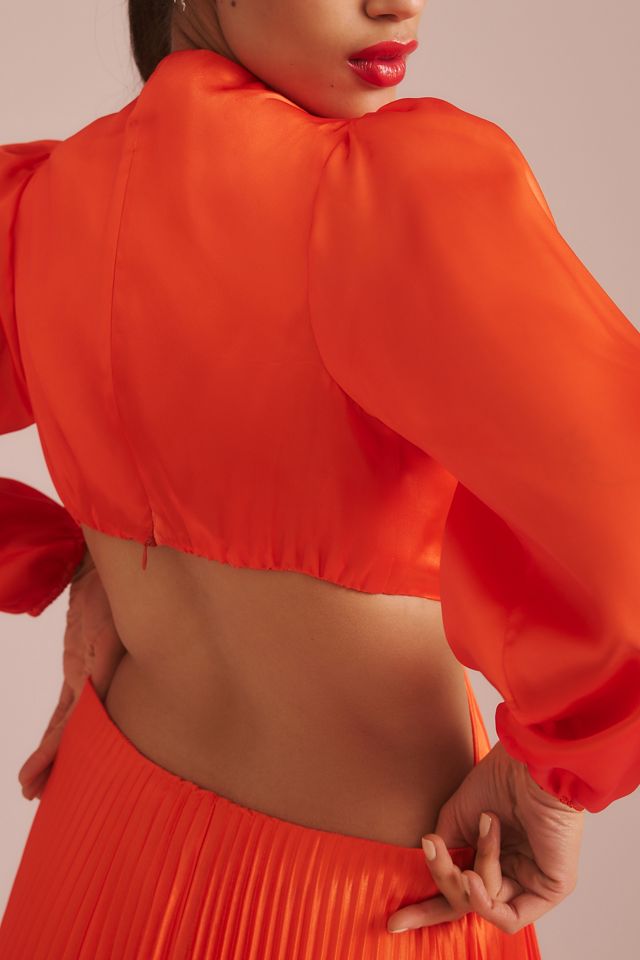 Delfi Collective Long-Sleeve Ombre Maxi Dress #4