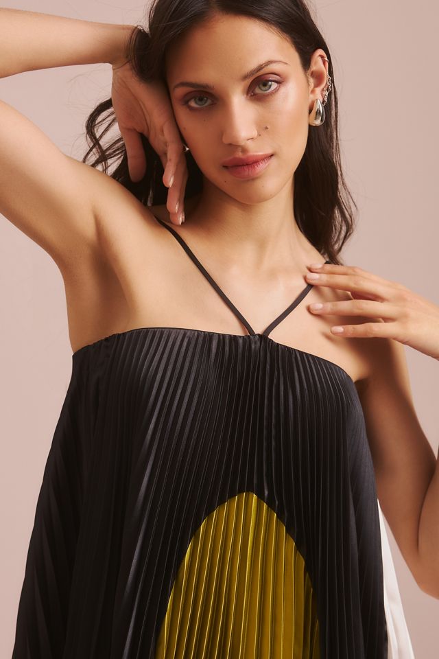 Delfi Collective Convertible Pleated Midi Dress #4