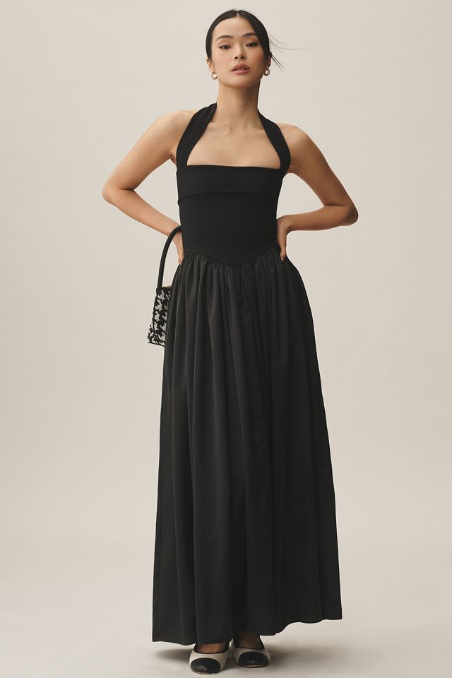 Anthropologie hot Delfi Collective Halter Maxi Dress