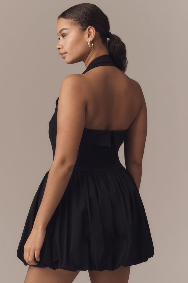 Delfi Collective Megan Halter Basque-Waist Mini Dress #4