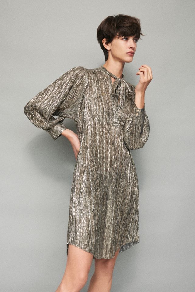 Tied Shimmer Tunic #6