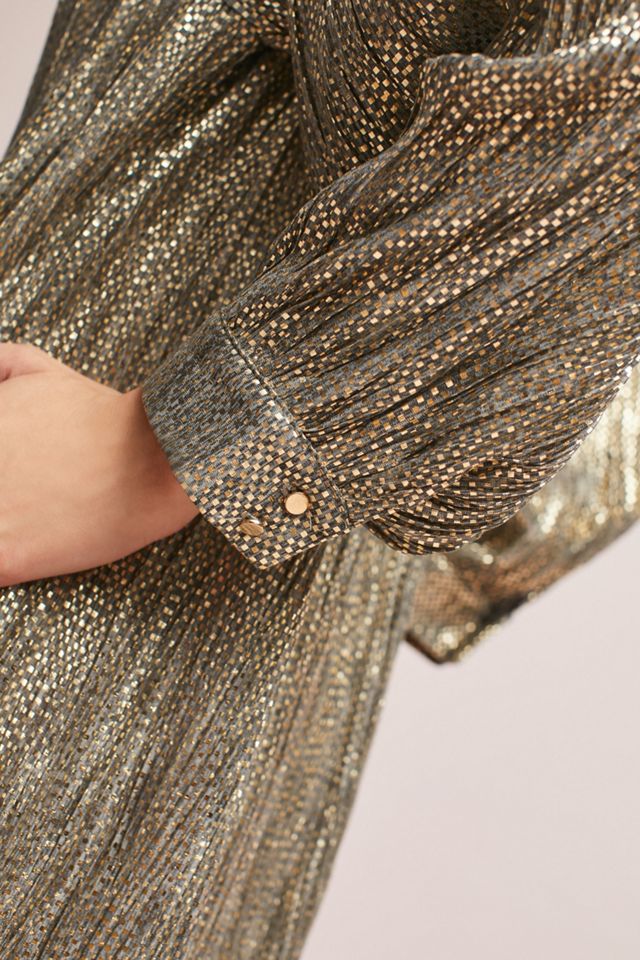 Tied Shimmer Tunic #4