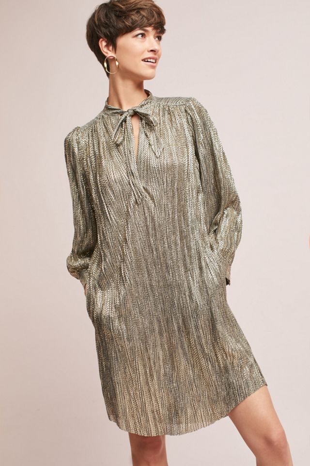 Tied Shimmer Tunic