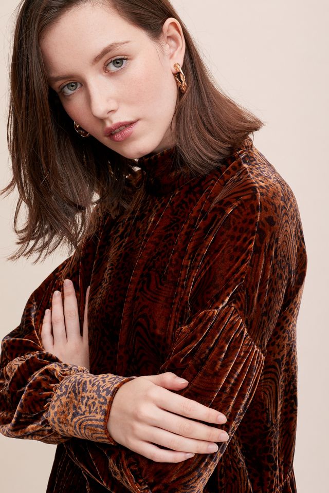 Just Female Alva Velvet Dress #3