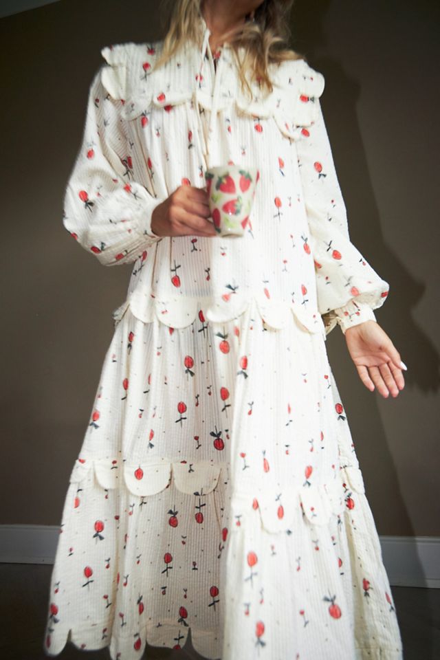 Stella Nova Loan Cherries Midi Dress | Anthropologie UK