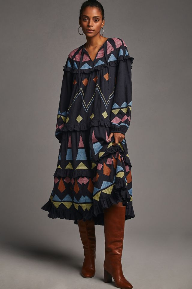 Stella Nova Tiered Embellished Dress #1