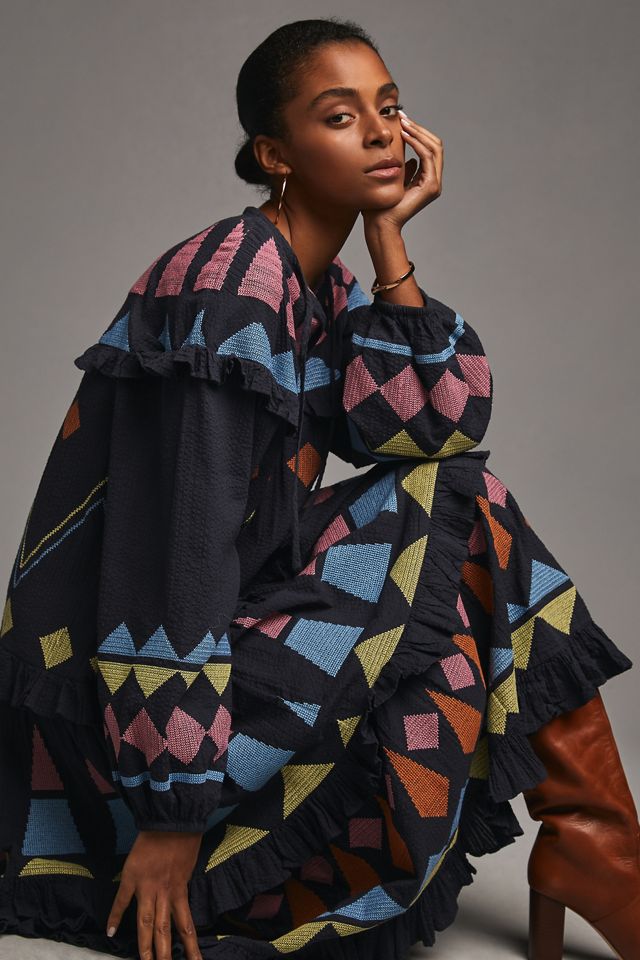 Stella Nova Tiered Embellished Dress