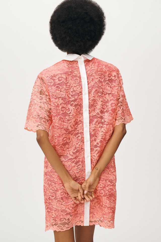 Stella Nova Sequined Lace Shirt Dress #1