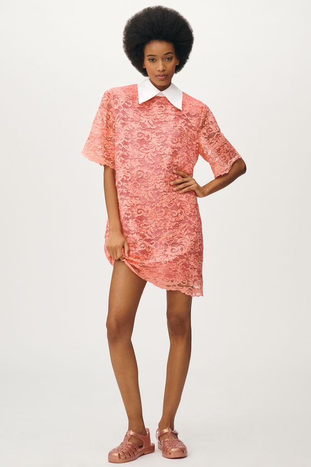 Stella Nova Sequined Lace Shirt Dress #2