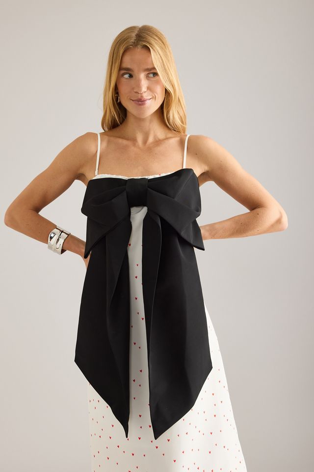 Stella Nova Heart Print Bow Midi Dress #2