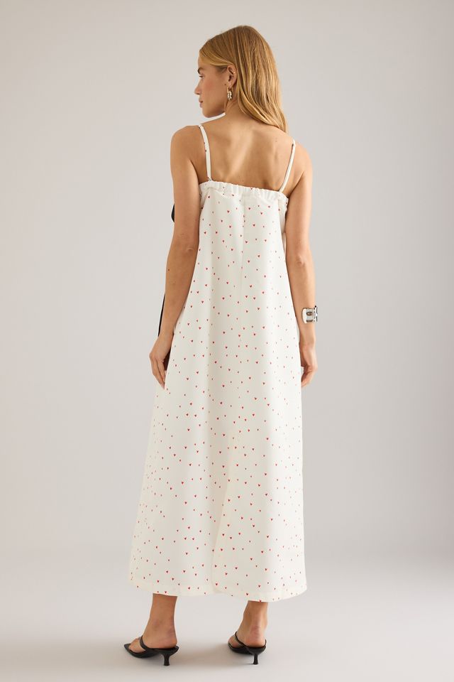 Stella Nova Heart Print Bow Midi Dress #1