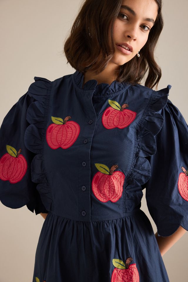 Vestito midi ricamato Stella Nova #3