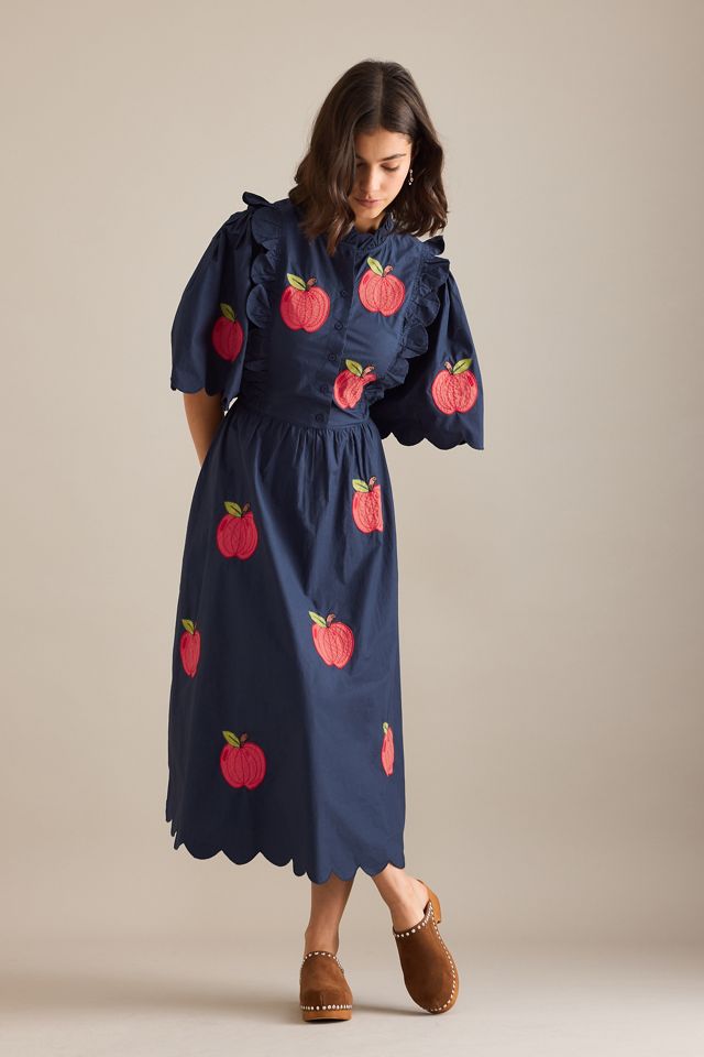 Vestito midi ricamato Stella Nova #4