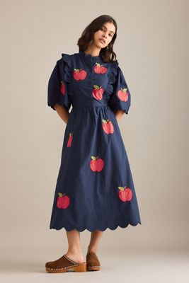 Stella Nova Besticktes Midikleid