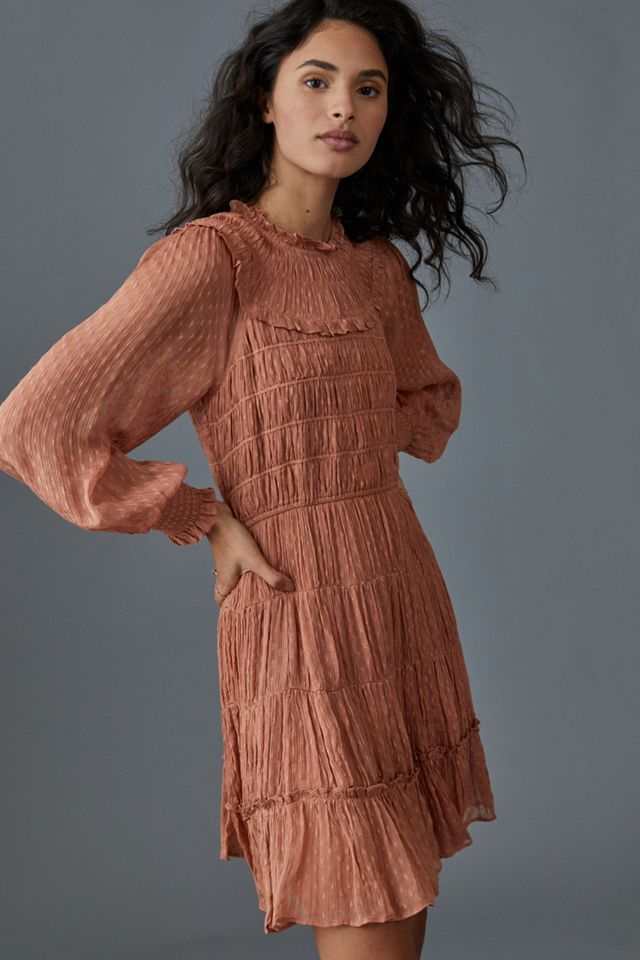 Dalia Smocked Mini Dress #5