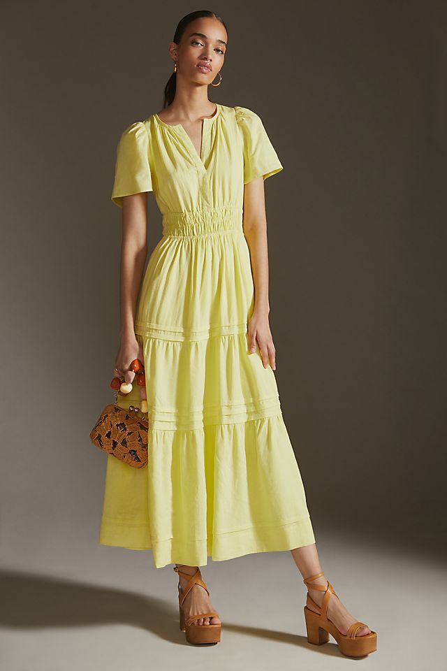 anthropologie.com | The Somerset Maxi Dress: Linen Edition