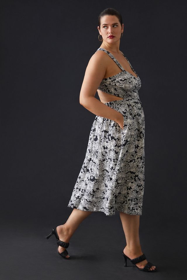 sachin and babi light blue dress Maaji Lupine Embroidered Linen Midi Dress at MarketFair Shoppes in  Princeton, NJ