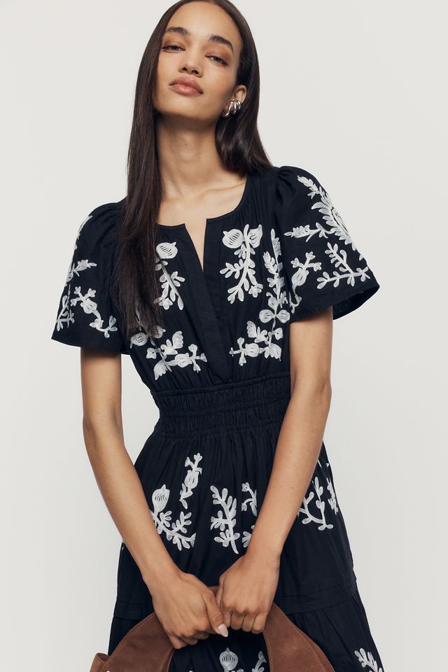 Somerset Maxi Dress: Embroidered Edition #1