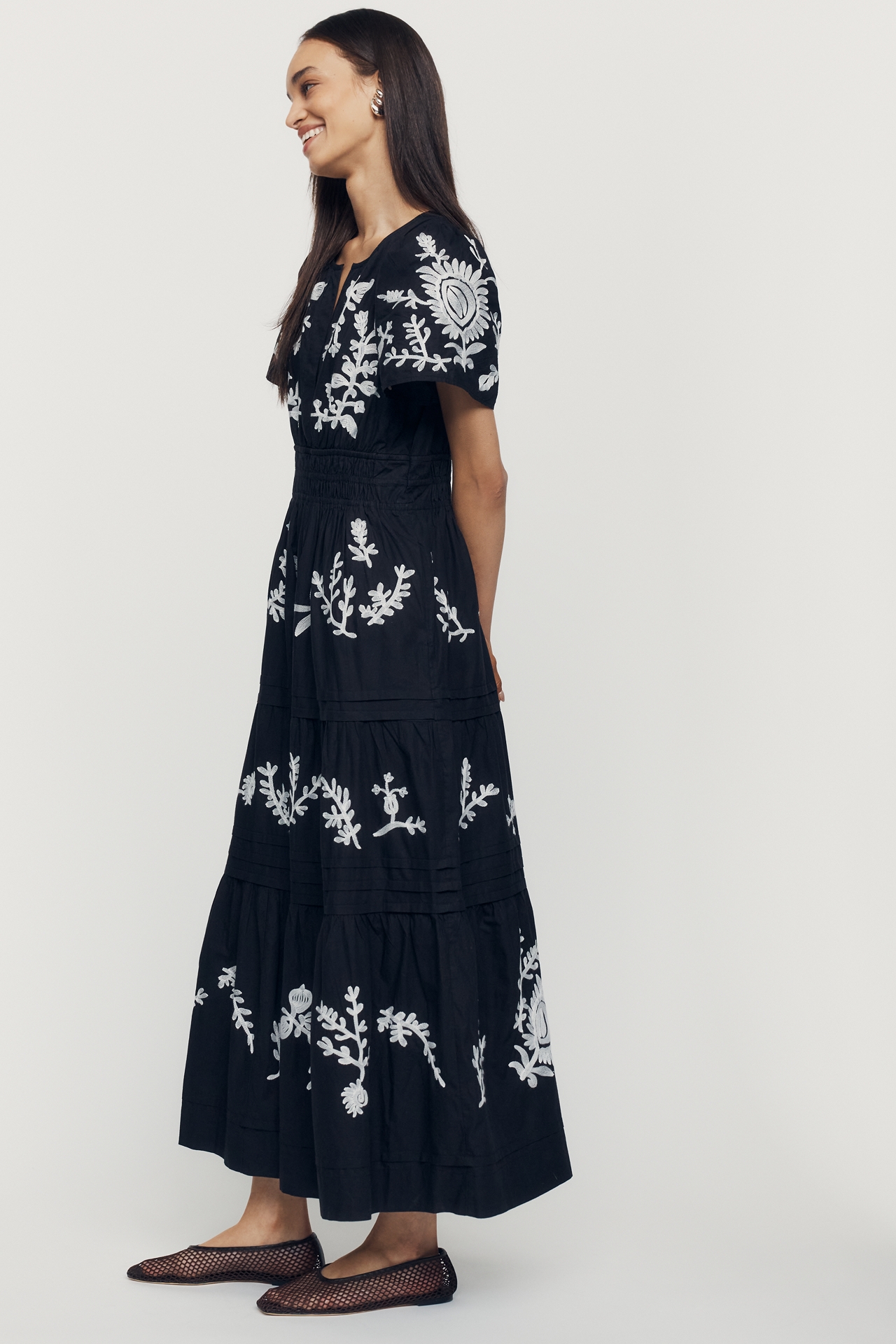 Somerset Maxi Dress: Embroidered Edition