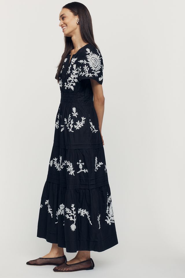 Somerset Maxi Dress: Embroidered Edition #3