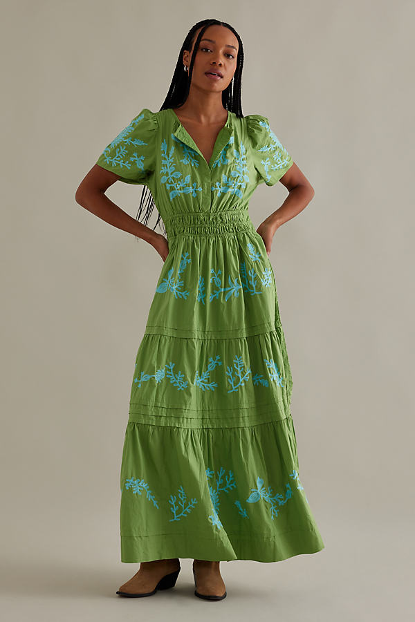 The Somerset Maxi Dress: Embroidered Edition