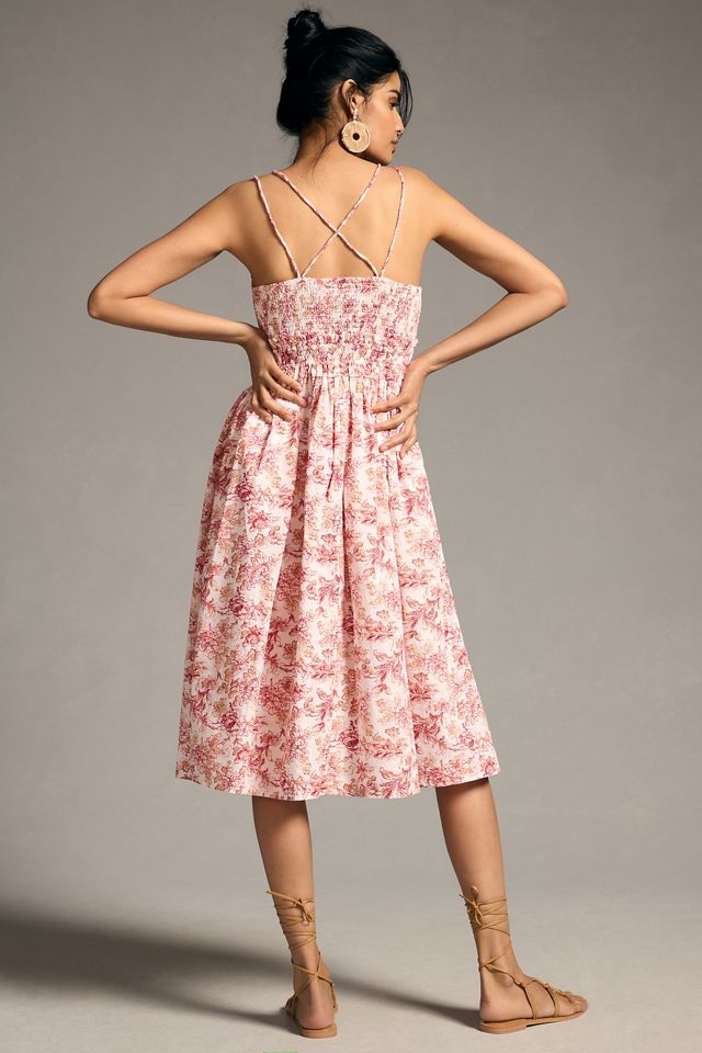 By Anthropologie Corset Midi Dress #2