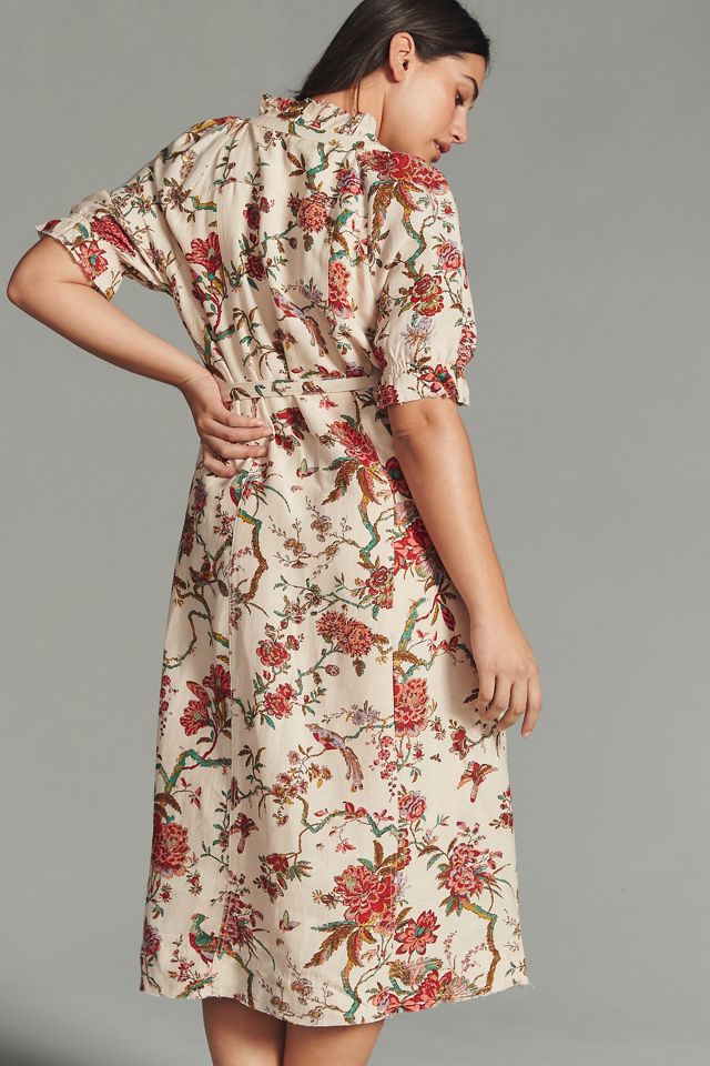 Pilcro Ruffle-Collar Buttondown Dress #5