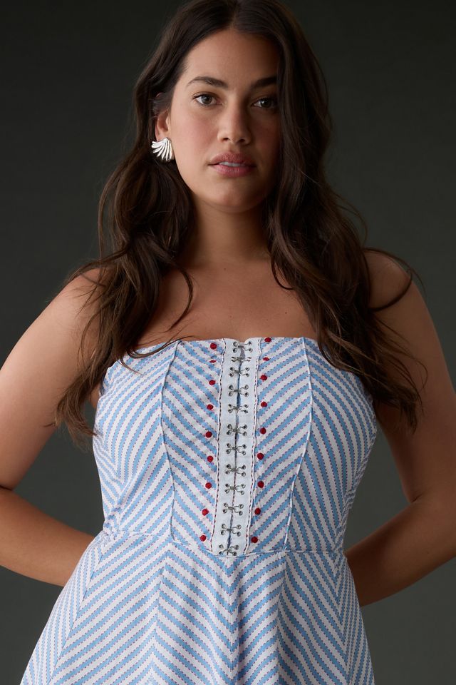 Maeve Strapless A-Line Dress #7