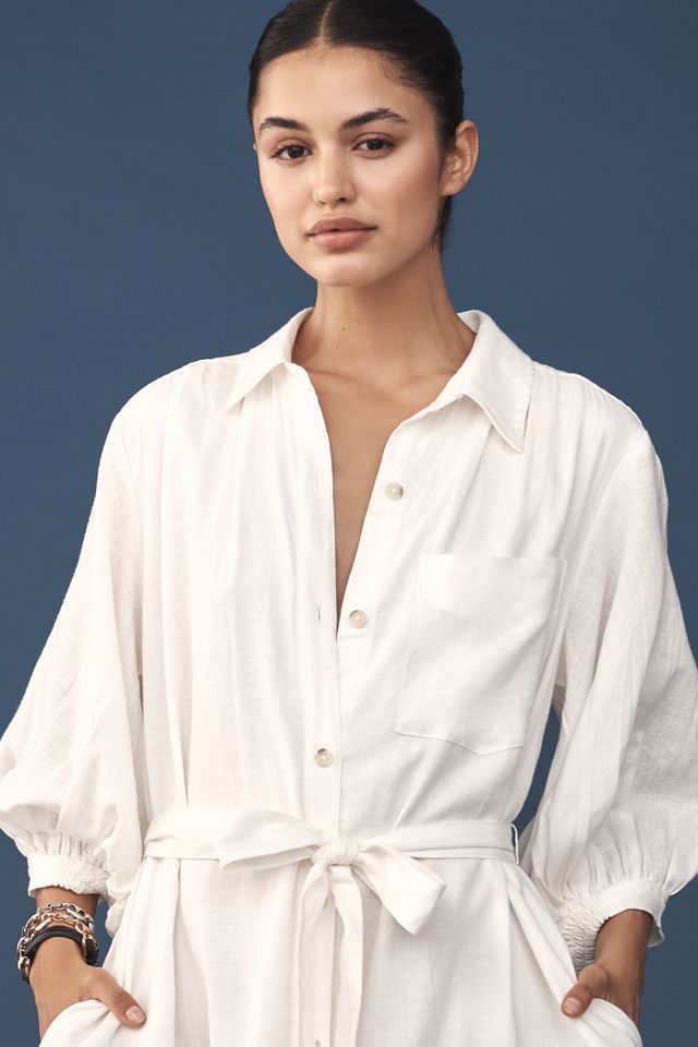 loose linen dresses Italian linen women's dress main image 1
