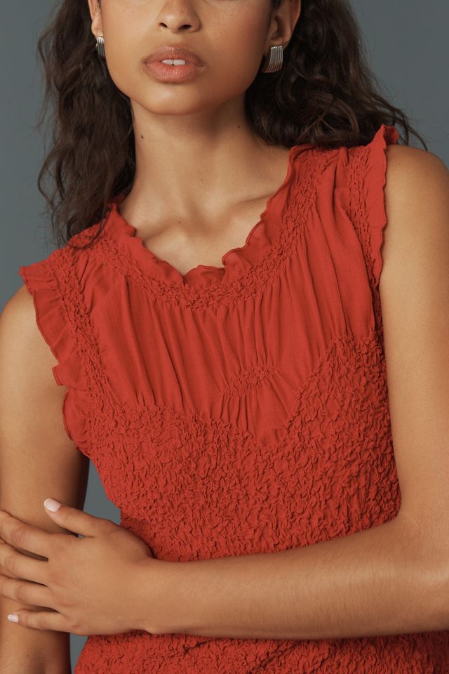 By Anthropologie Mock-Neck Textured Dress #3
