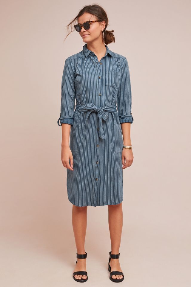 Bellamy Striped Shirtdress