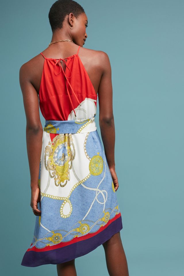 Onsen Scarf-Printed Dress #1