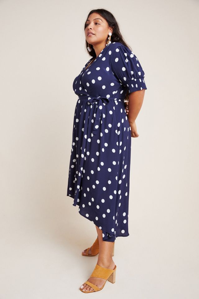 Maeve Polka Dot Wrap Dress #5