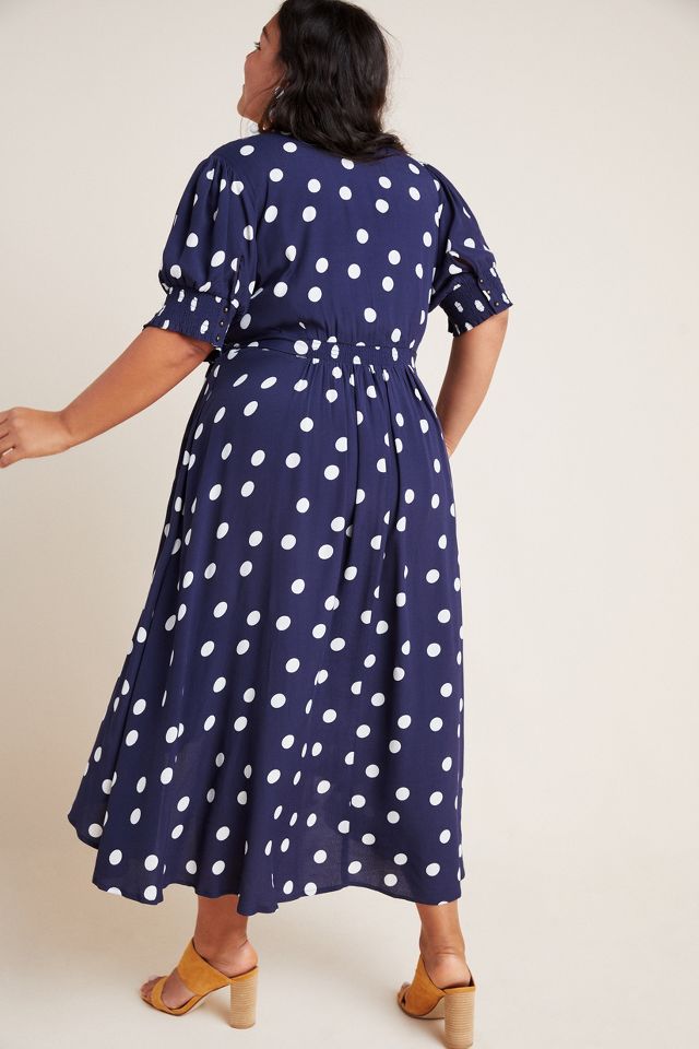 Anthropologie maeve best sale polka dot dress