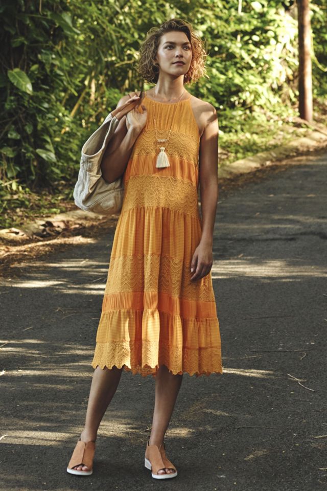 villanelle orange dress Villanelle Lace Dress