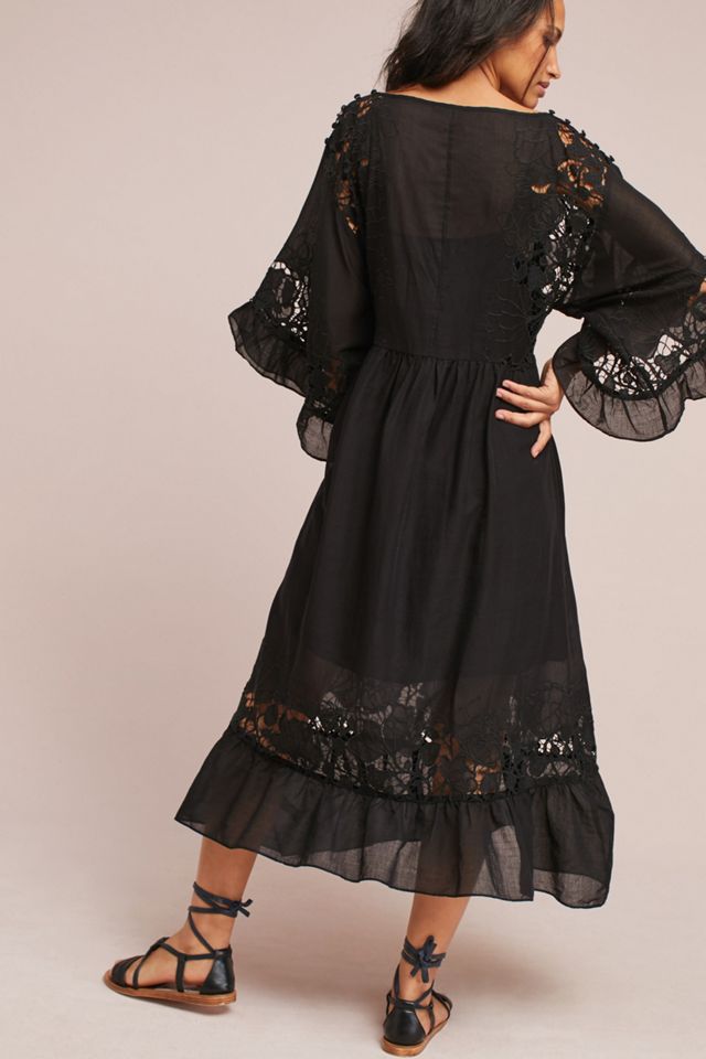 Meadow Flutter-Sleeve Dress #2