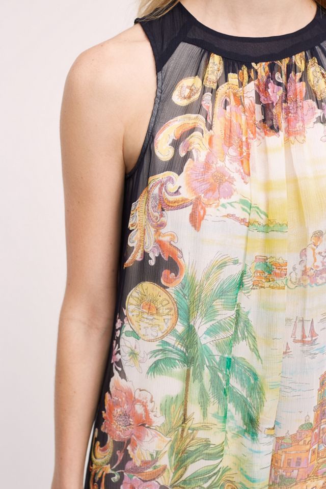 anthropologie moulinette soeurs silk dress Varese Silk Dress