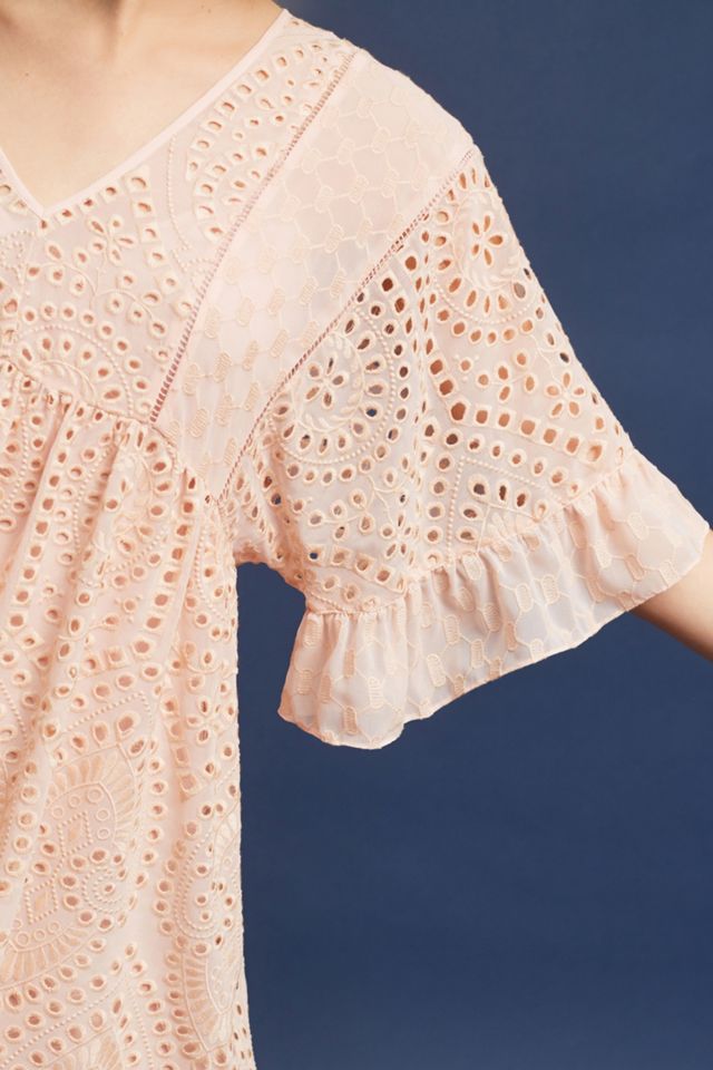 Brooke Eyelet Swing Dress #2
