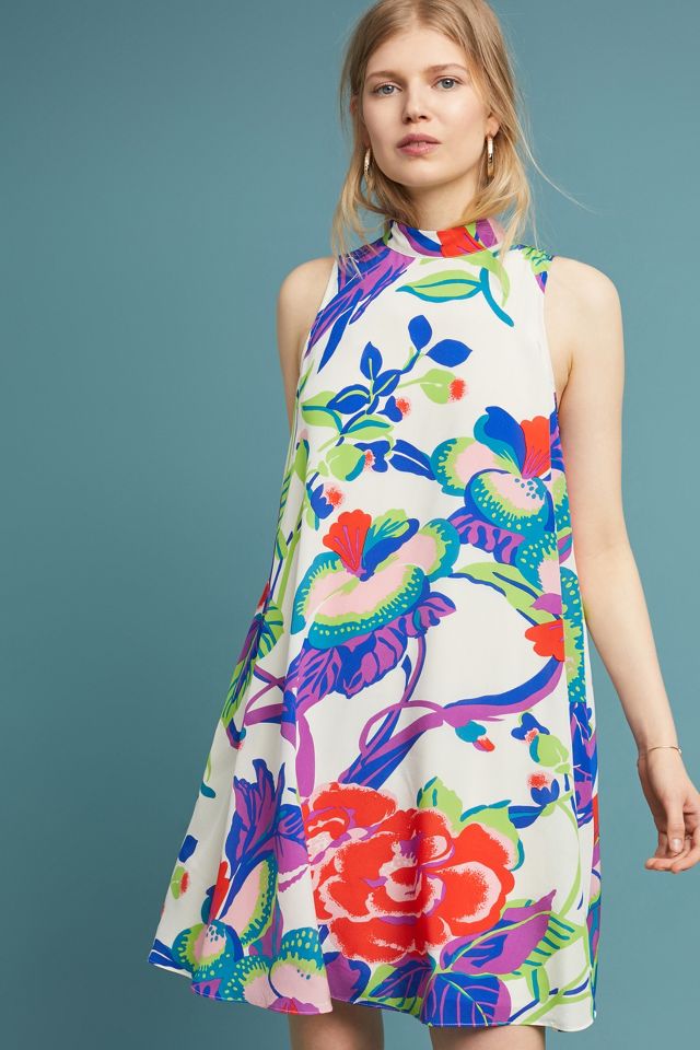 Silk store swing dress