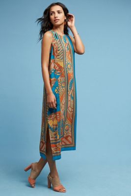 Tanvi Silk Column Dress