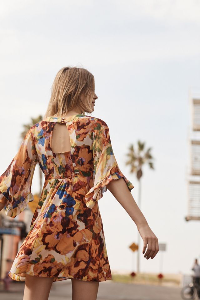 Deloria Printed Silk Dress #3