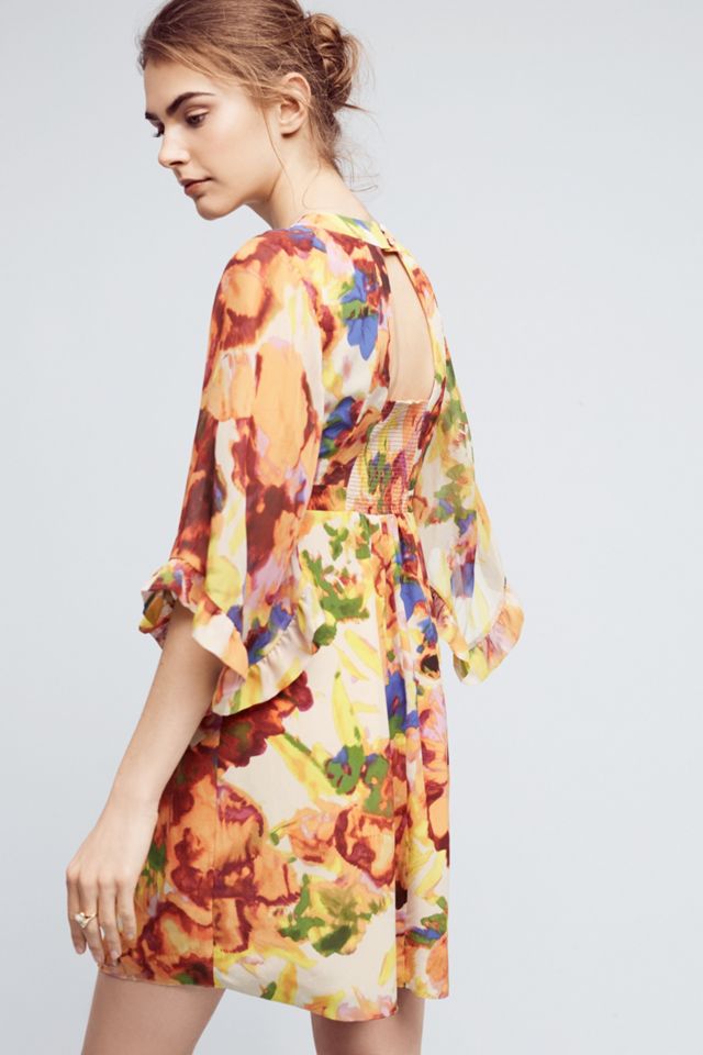 Deloria Printed Silk Dress #2