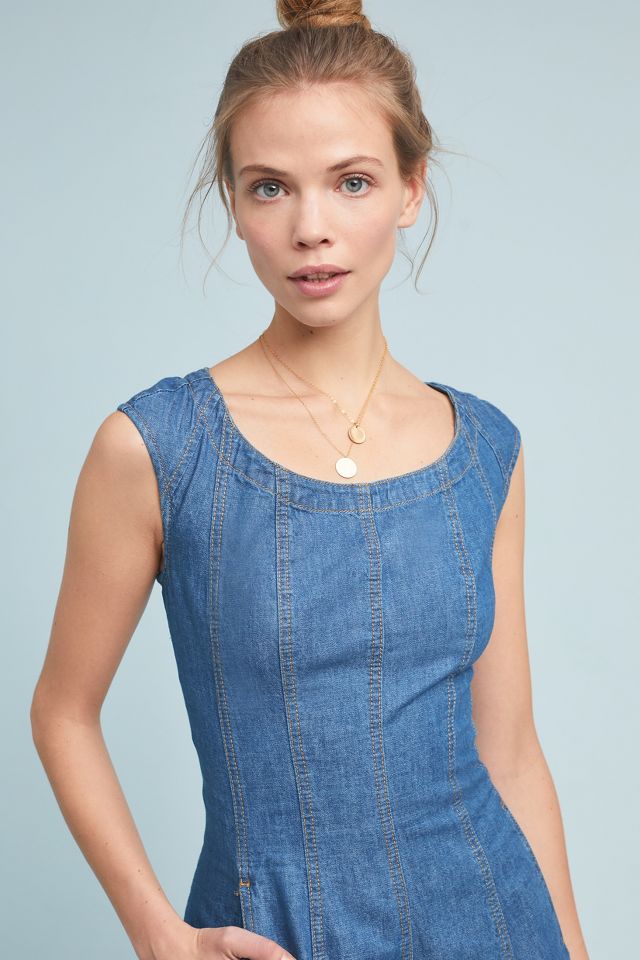 Anthropologie denim outlet dress