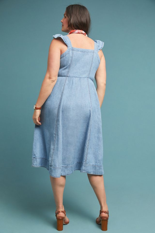 Rostand Button-Front Midi Dress #5