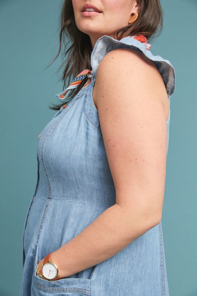 Rostand Button-Front Midi Dress #6
