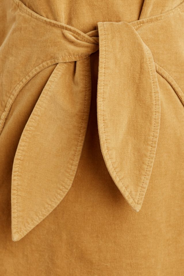 Tied Corduroy Dress #2
