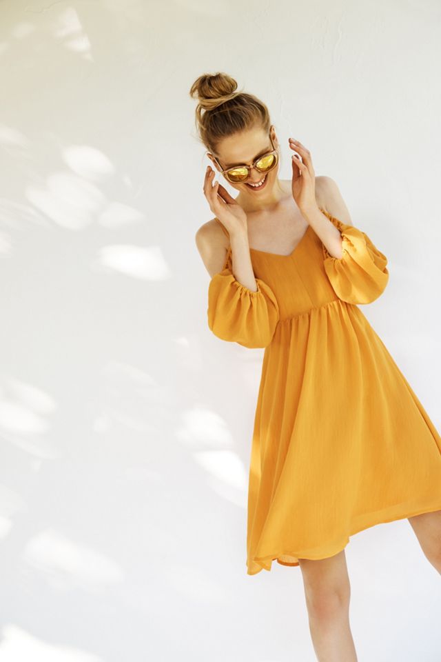 Carina Open-Shoulder Dress #4